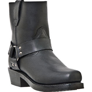 DINGO ” REV UP ” Short Harness Side Zipper Black Boots DI19090