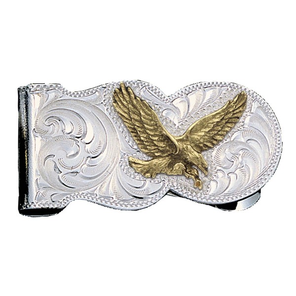 MCL5 Eagle Scalloped Money Clip