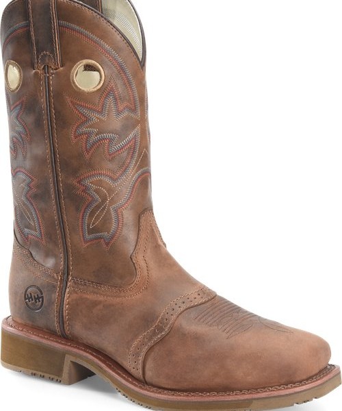 Double H Boot MENS 13 COMP EARTHQUAKE RUST WD TOE DH6134