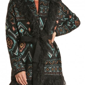 Aztec Knitted Cardigan